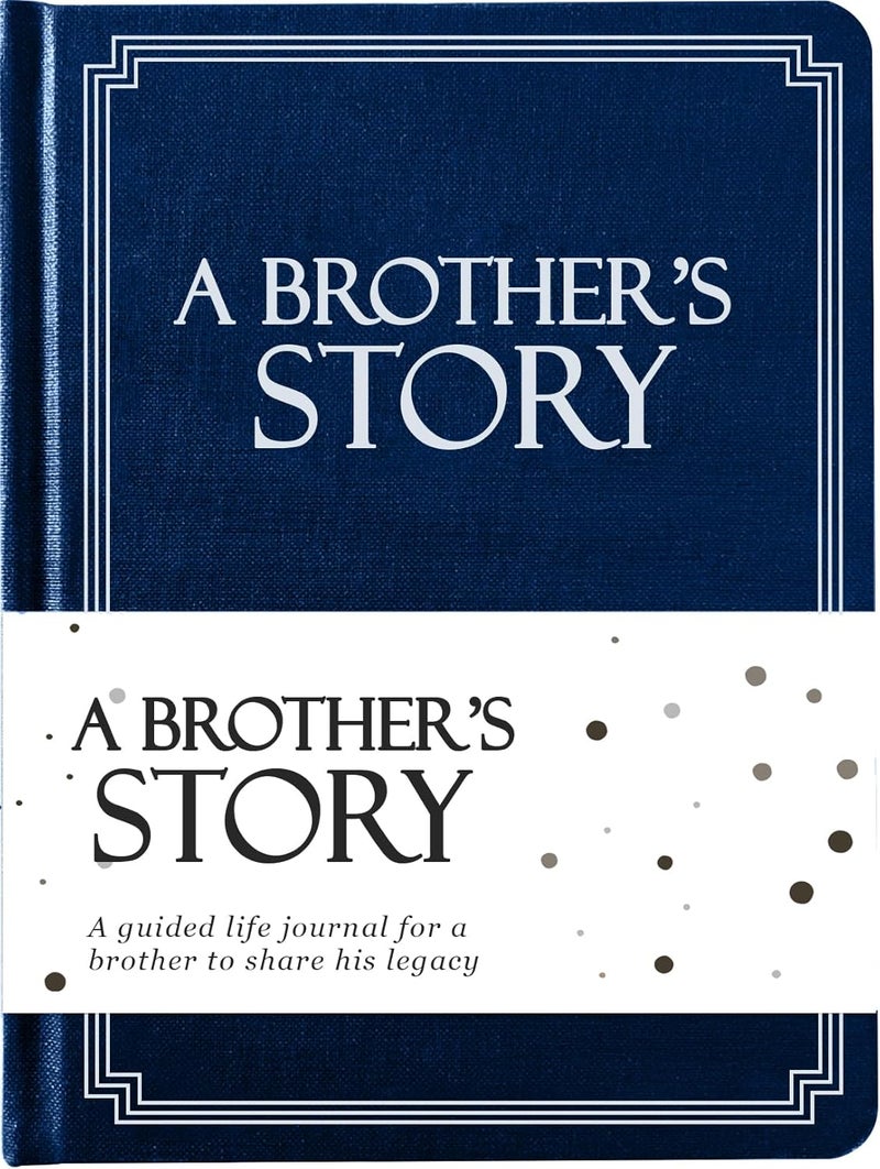 Coco & Lan Brother's Life Story Journal (Hardcover): A Meaningful Keepsake for Brother to Share His Journey & Memories, Book Includes 250+ Prompt Questions, Sentimental Gift for Father's Day, Birthday, Christmas - Image 1